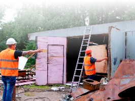 Демонтаж гаража Сосновоборск